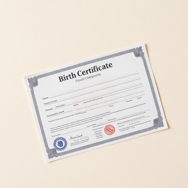 Certificado de nacimiento