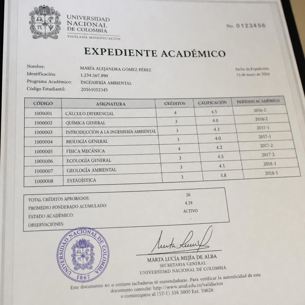 Expediente académico